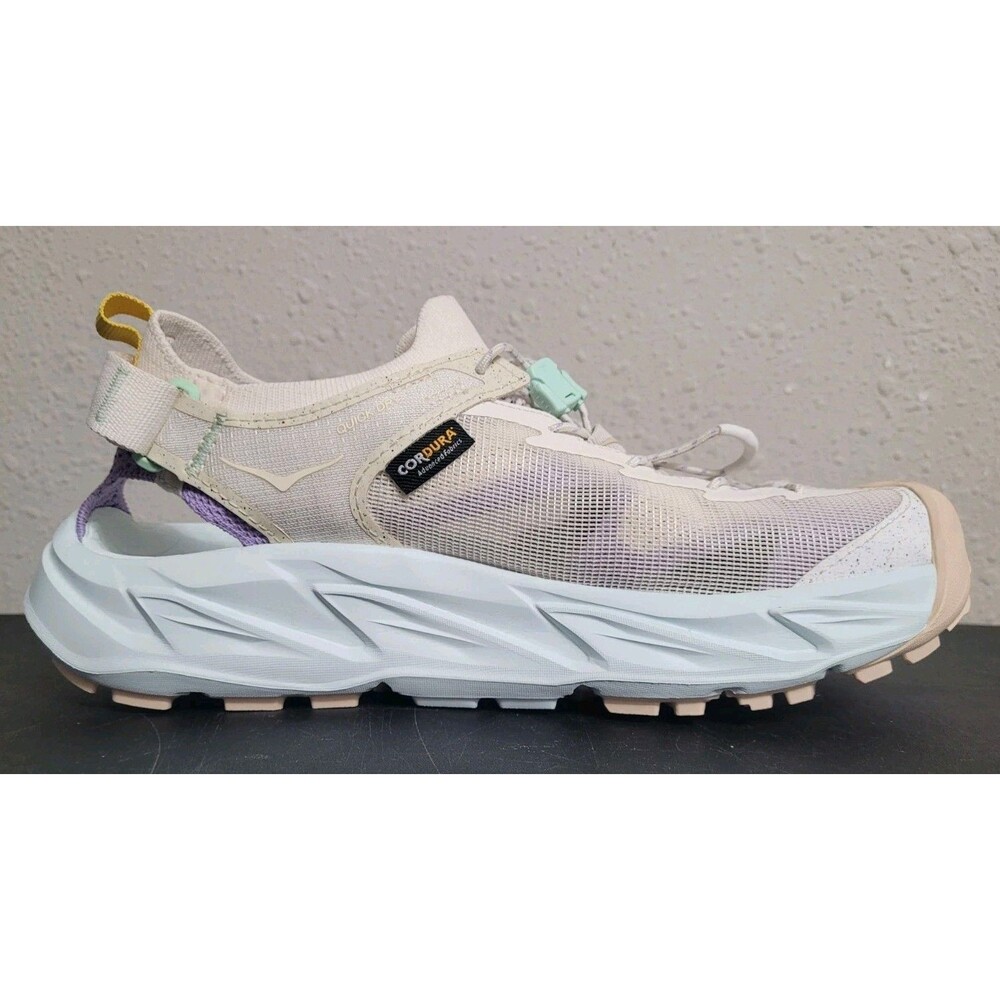 HOKA Hopara 2 Wmn's 10B ANW Cream Mint Lavender Trail Hiking Sandals Water Shoes - Picture 4 of 12